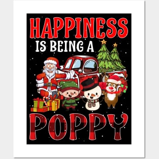 Happiness Is Being A Poppy Christmas Posters and Art